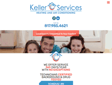 Tablet Screenshot of keller-services.com